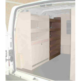 Casier bois av Gauche sans bacs Ford Connect L1 de Juillet 2002 à Février 2014 (L:67 x P:36 x H:107)