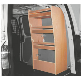 Casier bois ar Droit sans bacs Ford Courier de Juin 2014 à Décembre 2023 (L:53 x P:34 x H:106)