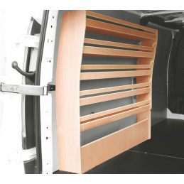 Casier bois ar Gauche sans bacs Ford Custom L2 de 2013 à 2023 (L:128 x P:38 x H:130)