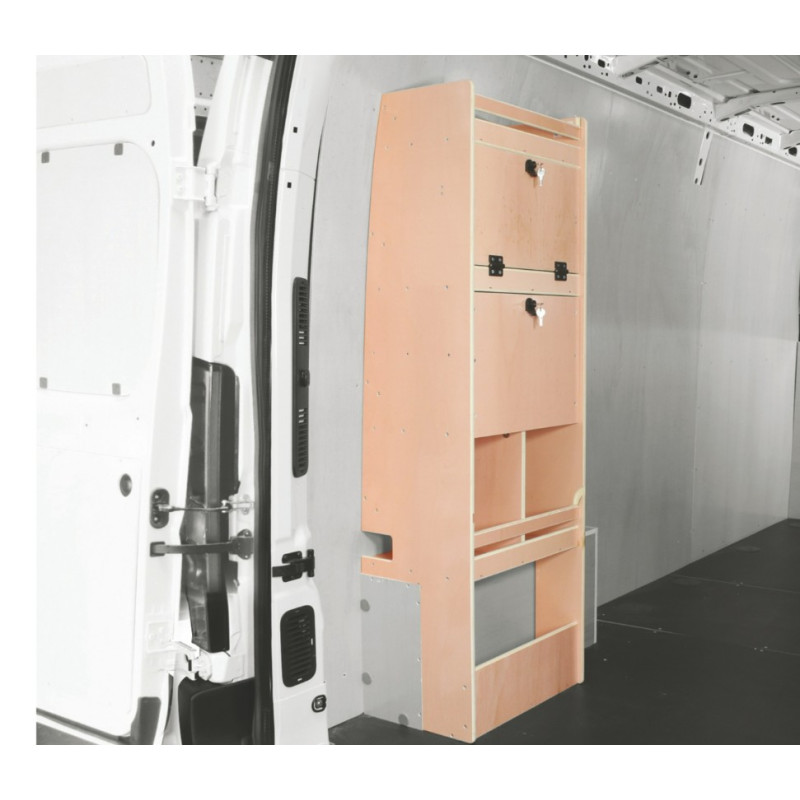 Casier bois latéral Droit ou Gauche Ford Transit traction à partir de mai 2014 (L:53 x P:40 x H:158)