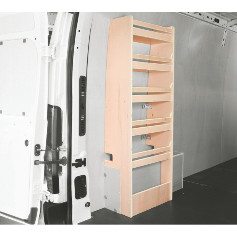 Casier bois latéral Droit ou Gauche Ford Transit traction à partir de mai 2014 (L:53 x P:33 x H:158)