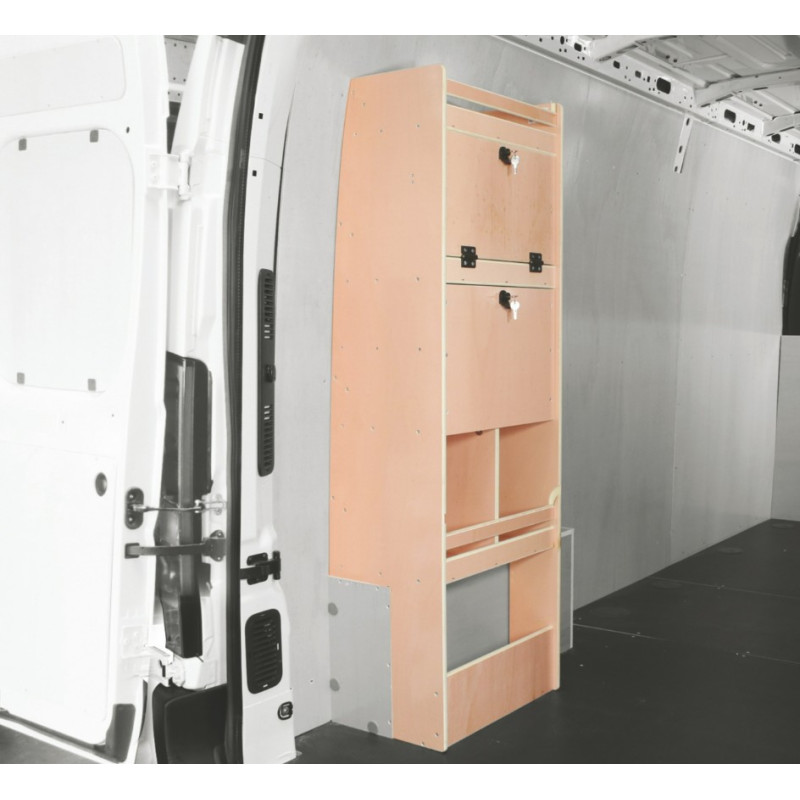 Casier multiple Droit ou Gauche Mercedes Sprinter Propulsion roues simples à partir de Juin 2018 (L:53 x P:40 x H:158)