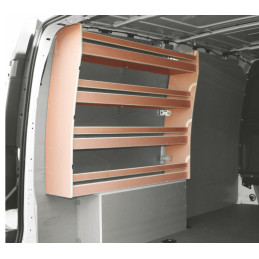 Casier bois sans bacs ar Gauche Mercedes Vito L3 à partir de Septembre 2014 (L:128 x P:21 x H:89)