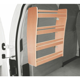 Casier bois sans bacs ar Gauche Nissan NV200 à partir de 2009 (L:66 x P:21 x H:86)