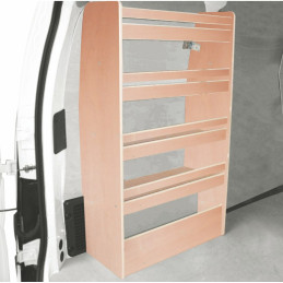 Casier bois sans bacs ar Gauche Nissan NV200 à partir de 2009 (L:66 x P:34 x H:115)