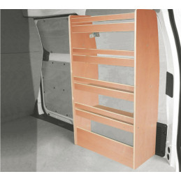 Casier bois sans bacs ar Droit Nissan NV200 à partir de 2009 (L:66 x P:34 x H:115)