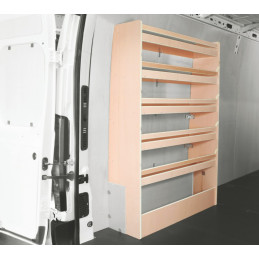 Casier bois Droit ou Gauche Iveco Daily H1 Propulsion roues simples à partir de Juillet 2014 (L:103 x P:33 x H:132)