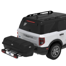 Plateforme + coffre sur attelage 400 Litres - Cruz