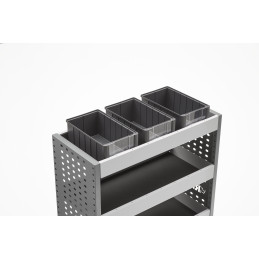 Bacs de rangement x3 - Rhino (35x21x15 cm)