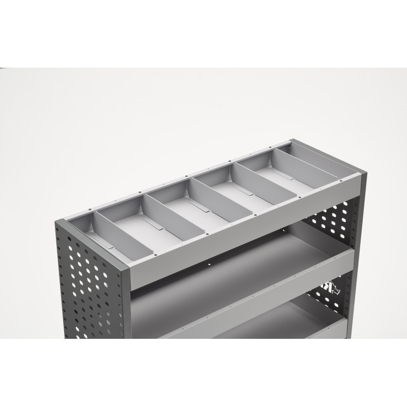 5 séparateurs pour tablettes - 380 mm - Rhino