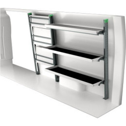Rangement métallique Gauche ou Droit Nissan NV400 L4 à partir de 2010 (L:244 x P:47 x H:178)