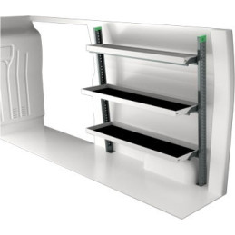Rangement métallique Gauche Nissan NV400 L3 à partir de 2010 (L:163 x P:47 x H:178)