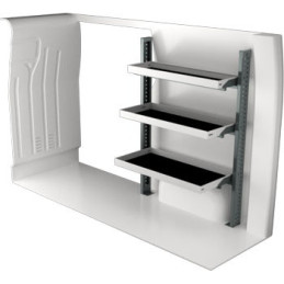 Rangement métallique Gauche ou Droit Nissan NV400 L1 à partir de 2010 (L:106 x P:47 x H:151)