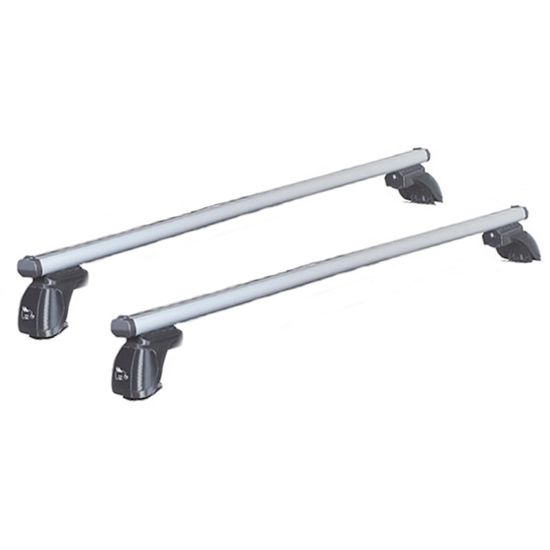 2 Barres de toit Aluminium 140cm Honda Civic 5 portes (IX)