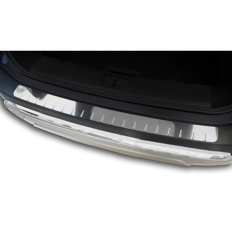 Protection de seuil de coffre Citroën Jumpy de Mars 2007 à Mai 2016 - Acier miroir
