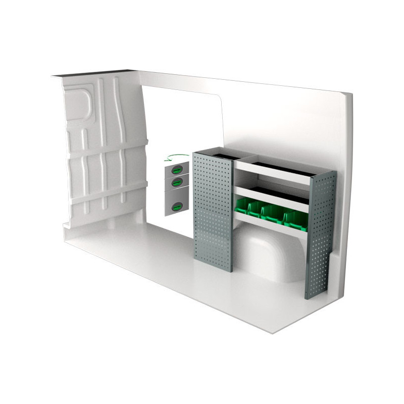 gauche ou droit Opel Movano L4H2 à partir D'Octobre 2021 (L:128 x P:30 H:x100)