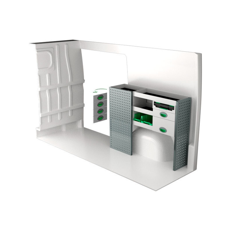 gauche ou droit Opel Movano L4H2 à partir D'Octobre 2021 (L:128 x P:30 x H:100)