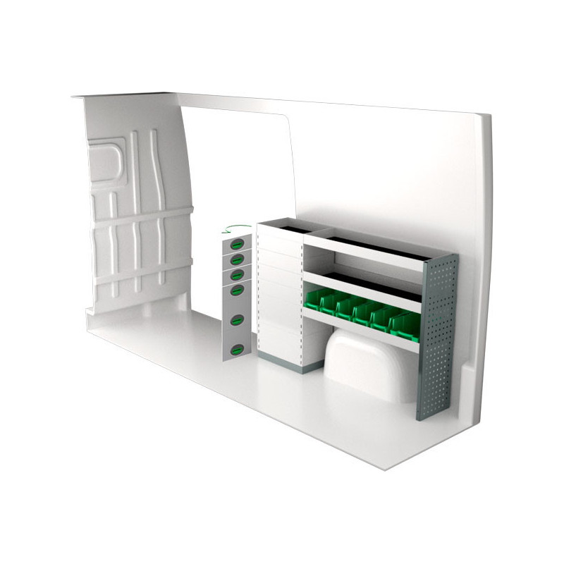 gauche ou droit Opel Movano L2H2 à partir D'Octobre 2021 (L:150 x P:30 x H:100)