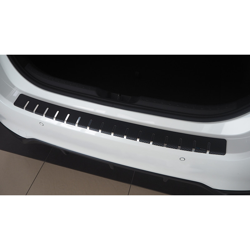 Protection de seuil de coffre Mercedes Citan à partir de Septembre 2021 - Acier + Feuille de carbone