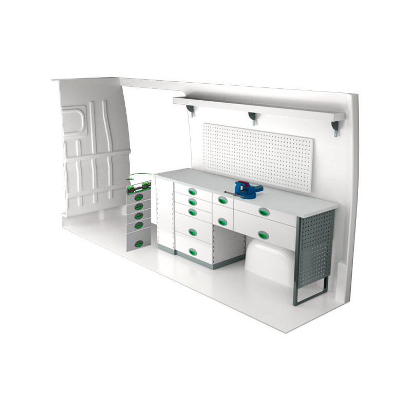 gauche ou droit Opel Movano L3H2 à partir D'Octobre 2021 (L:202 x P:47 x H:85)