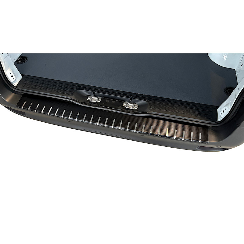 Protection de seuil de coffre Mercedes Sprinter de Juin 2006 à Mai 2018 - Acier + Feuille de carbone