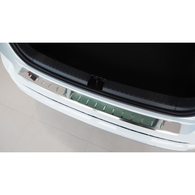 Protection de seuil de coffre Mercedes Classe V à partir de Septembre 2014 - Acier Miroir