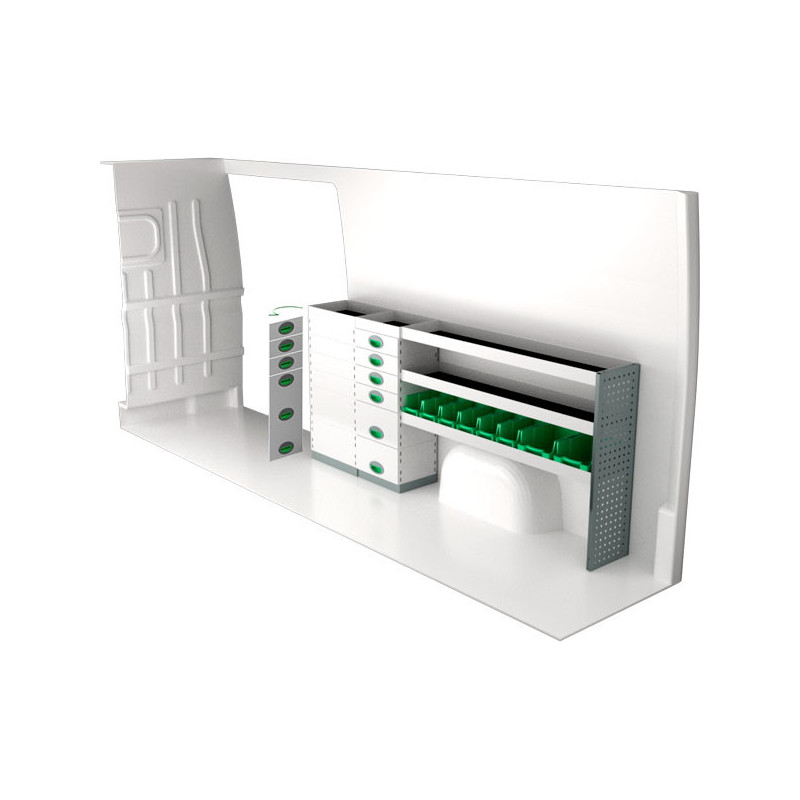 gauche ou droit Opel Movano L4H2 à partir D'Octobre 2021 (L:228 x P:30 x H:100)