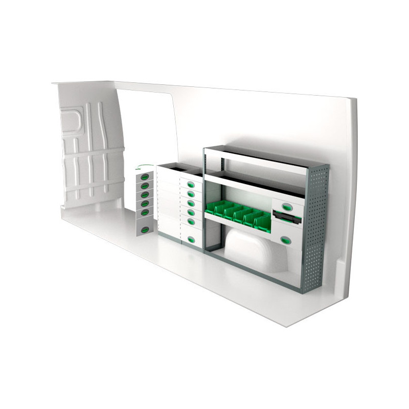 gauche ou droit Opel Movano L4H2 à partir D'Octobre 2021
(L:231 x P:30 x H:122