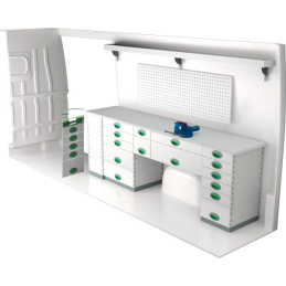 gauche ou droit Opel Movano L4H2 à partir D'Octobre 2021
(L:238 x P:47 x H:85)