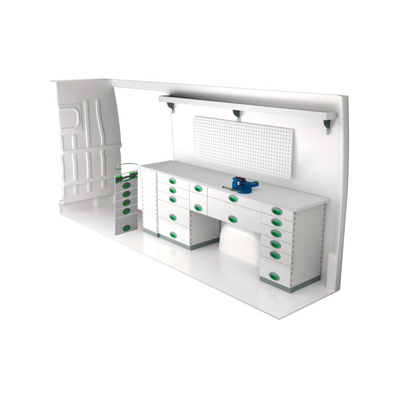 gauche ou droit Opel Movano L4H2 à partir D'Octobre 2021
(L:238 x P:47 x H:85)