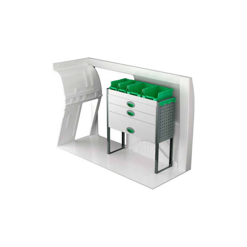 gauche ou droit Opel Combo L1 à partir de Juillet 2018
(L:84 x P:30 x H:89)