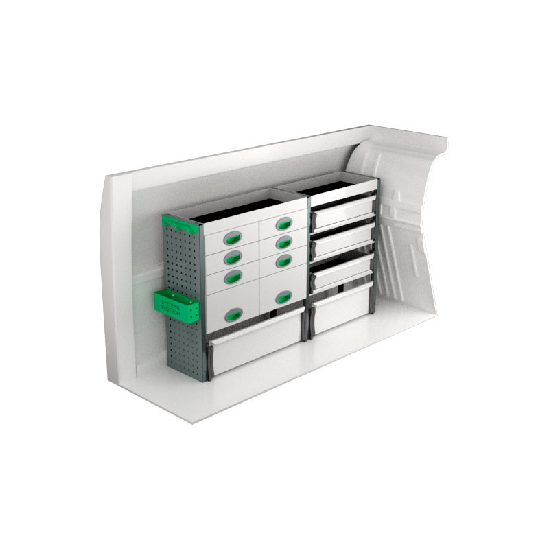 gauche Opel Combo L2 à partir de Juillet 2018
 (L:148 x P:30 x H:89)