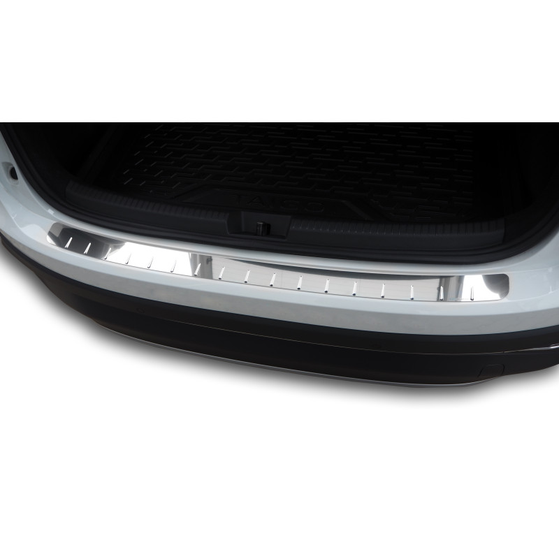 Protection de seuil de coffre Volkswagen Caddy de 2004 à 2010 - Acier Miroir