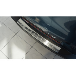 Protection de seuil de coffre Volkswagen T6 à partir de Juin 2015 - Portes Battantes - Acier Miroir