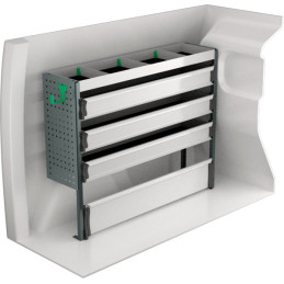 gauche Fiat Doblo L1H1 à partir de Juin 2022 (L:124 x P:30 x H:100)