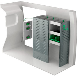 gauche ou droit Opel Combo L1H1 à partir de Juillet 2018 (L:80 x P:30 x H:100)