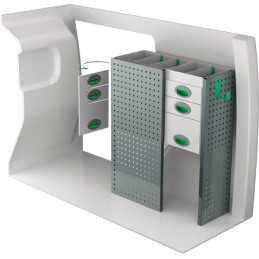 gauche ou droit Opel Combo L1H1 à partir de Juillet 2018
 (L:80 x P:30 x H:100)