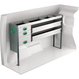 gauche Opel Combo L2H1 à partir de Juillet 201 (L:163 x P:30 x H:100)