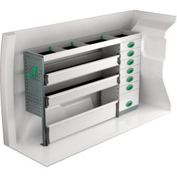 gauche Opel Combo L2H1 à partir de Juillet 2018 (L:160 x P:30 x H:100)