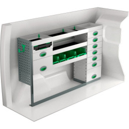 gauche Opel Combo L2H1 à partir de Juillet 2018
 (L:160 x P:30 x H:100)