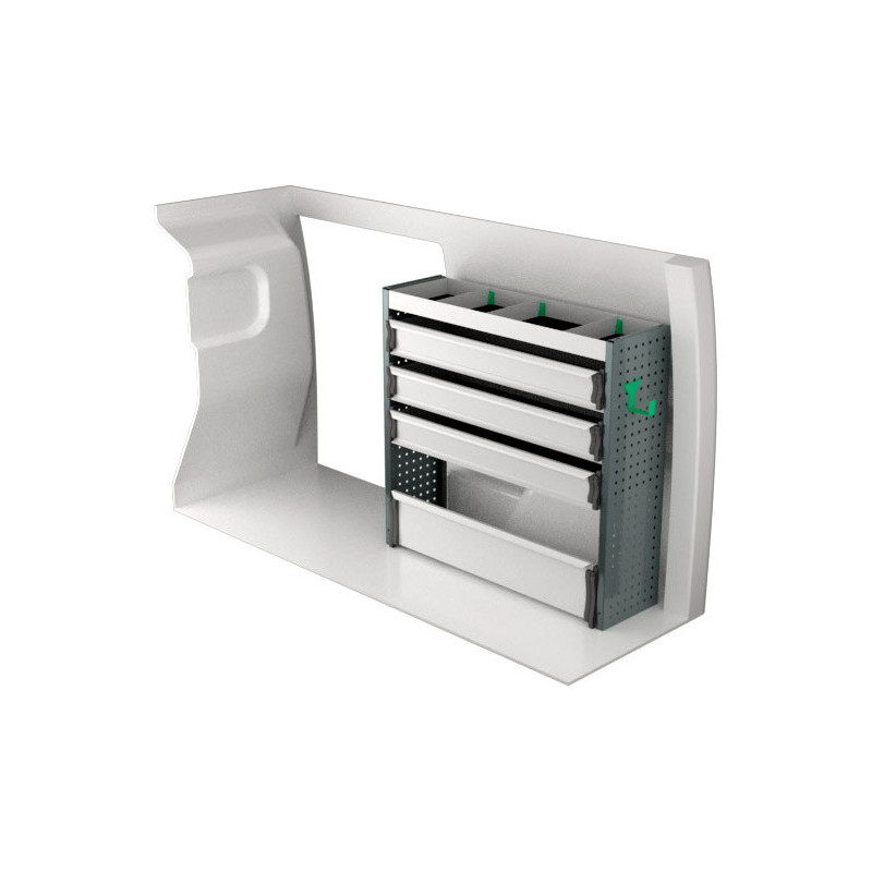 gauche ou droit Opel Combo L2H1 à partir de Juillet 2018
 (L:106 x P:30 x H:100)