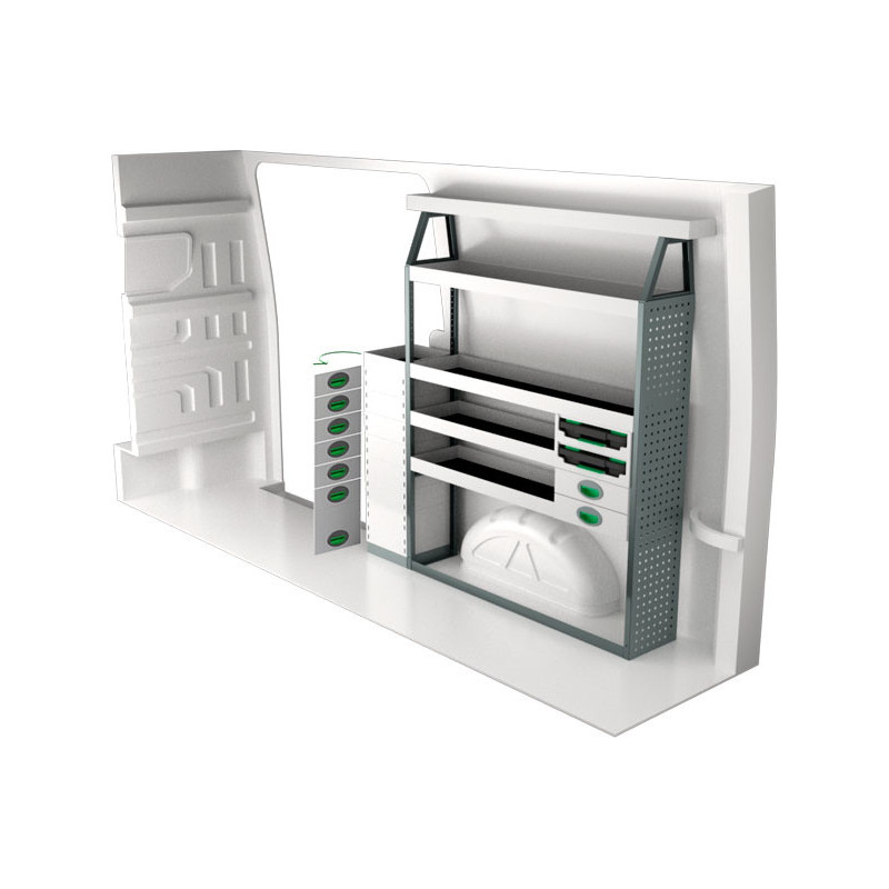 gauche ou droit Volkswagen Crafter L3H2 à partir de Janvier 2017 (L:166 x P:30 x H:173)