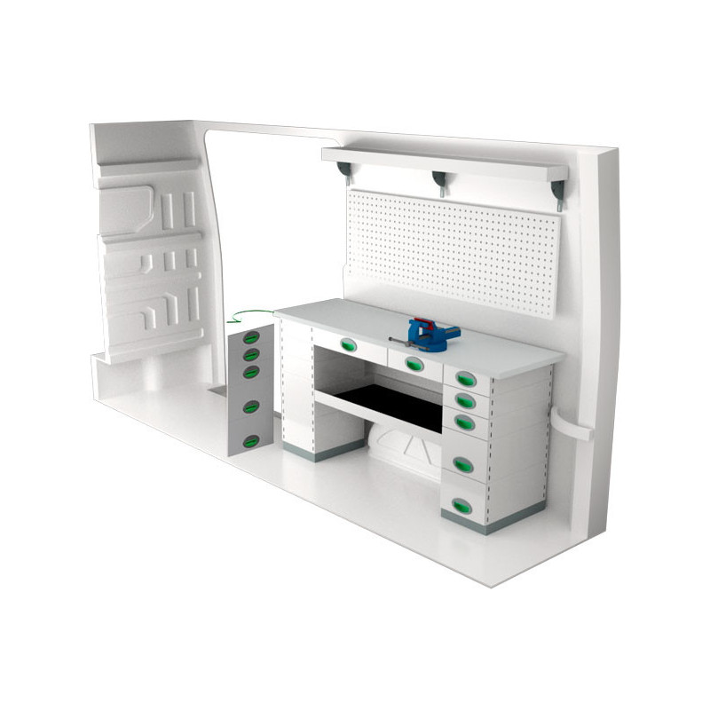 gauche ou droit Volkswagen Crafter L3H2 à partir de Janvier 2017 (L:159 x P:47 x H:85)