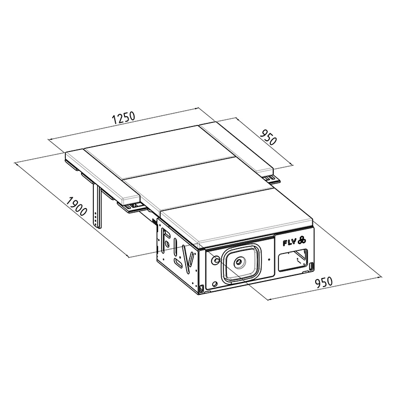 Matelas 3 volets Hive Box Bee