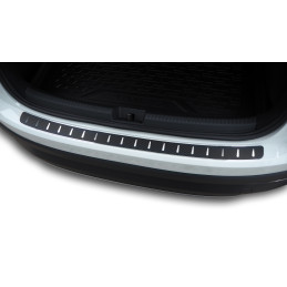 Protection de seuil de coffre Opel Astra Sports Tourer de 2016 à 2021 - Acier + Feuille de carbone