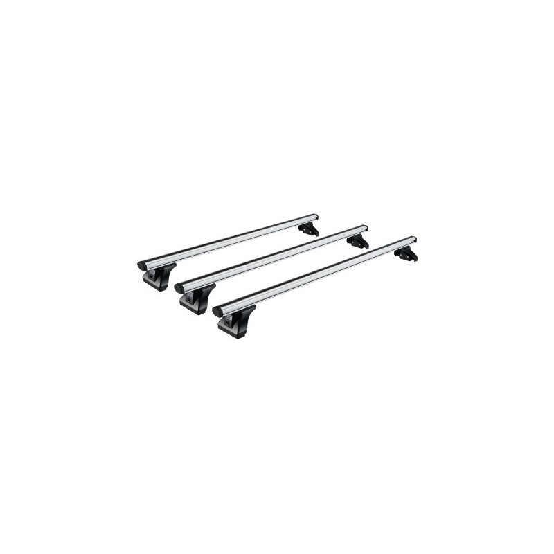 3 Barres de toit Aluminium 128cm pour Citroen Berlingo 3