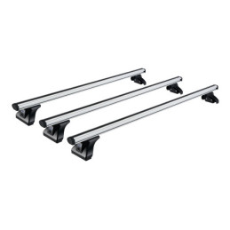 3 Barres de toit Aluminium 158cm Citroen Jumper