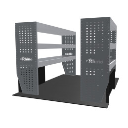 Rangements métalliques Gauche et Droit Opel Vivaro L1 à partir de Février 2019 (L:166 / 86 x P:38 x H:110)