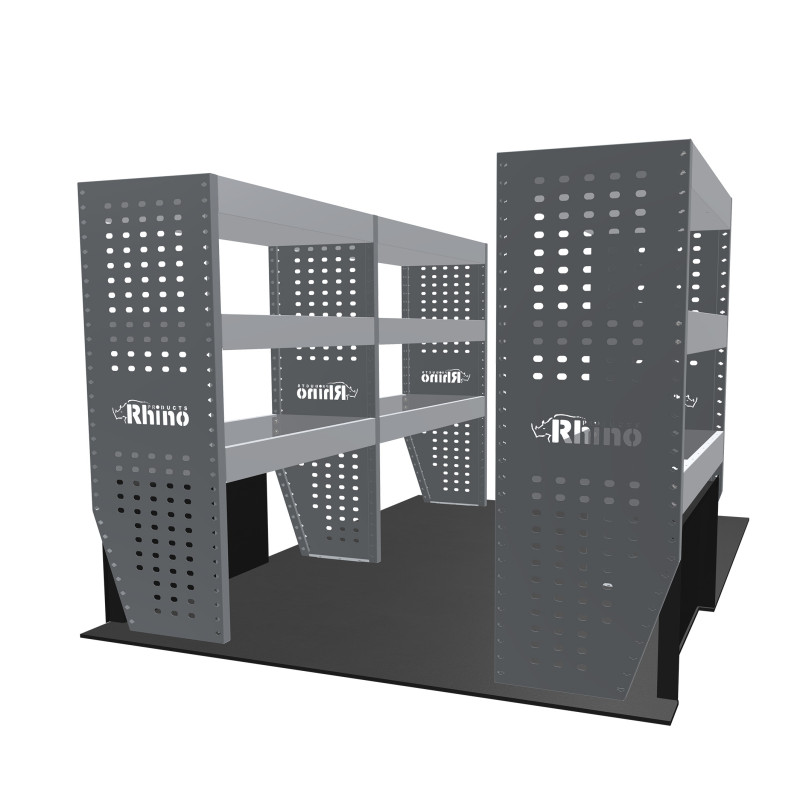 Rangements métalliques Gauche et Droit Fiat Scudo L2 à partir de Janvier 2022 (L:189 / 86 x P:38 x H:110)