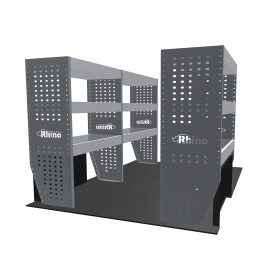 Rangements métalliques Gauche et Droit Citroën Jumpy L2 à partir de Mai 2016 (L:189 / 86 x P:38 x H:110)